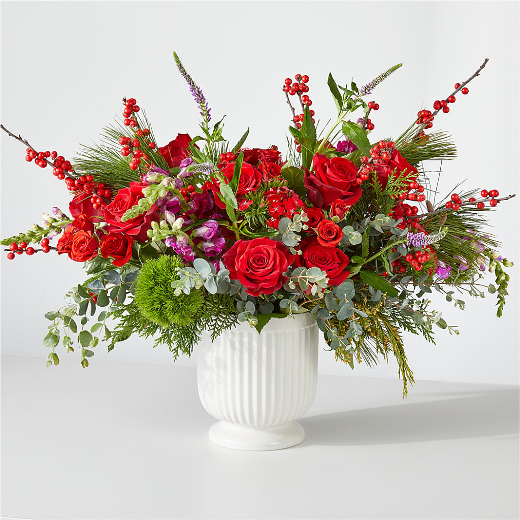 Big Red Bow Bouquet – B Floral, Coalville UT
