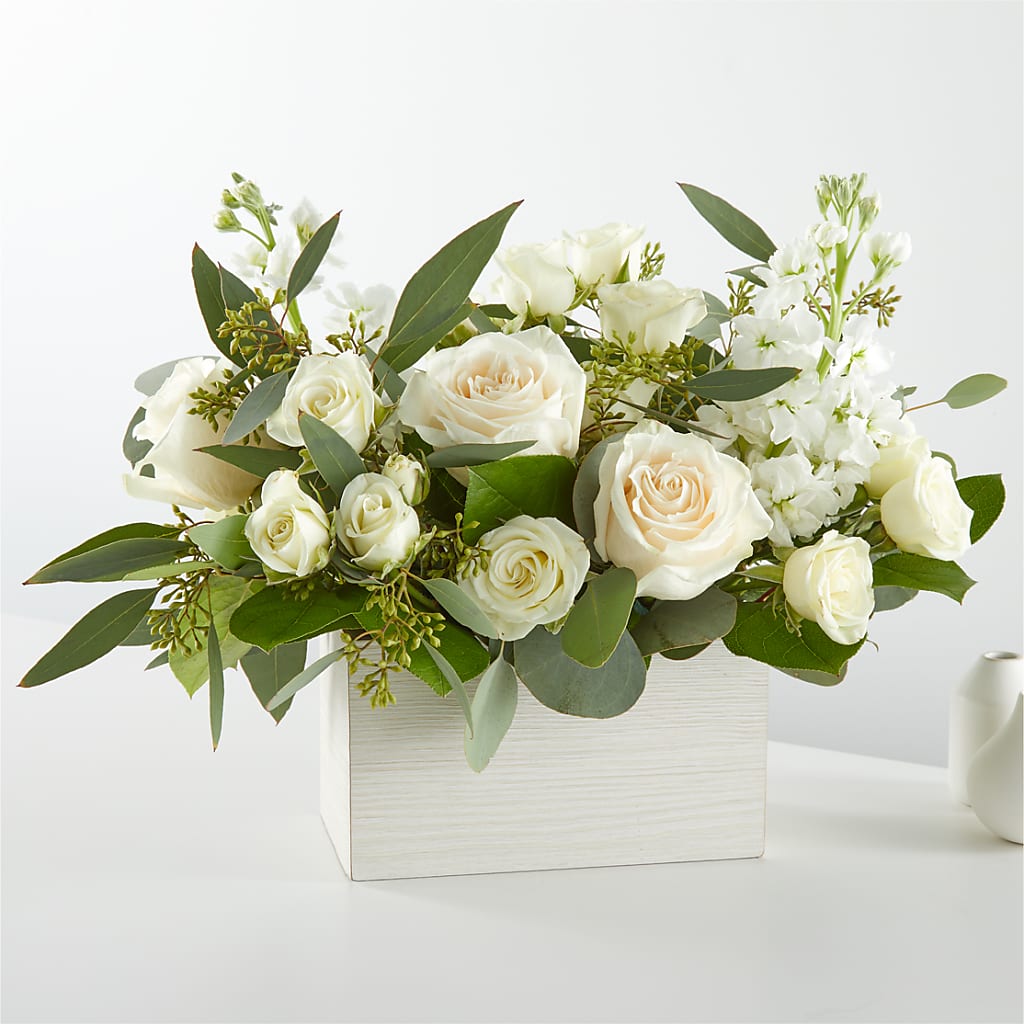 Fresh Linen Box Bouquet – B Floral, Coalville UT