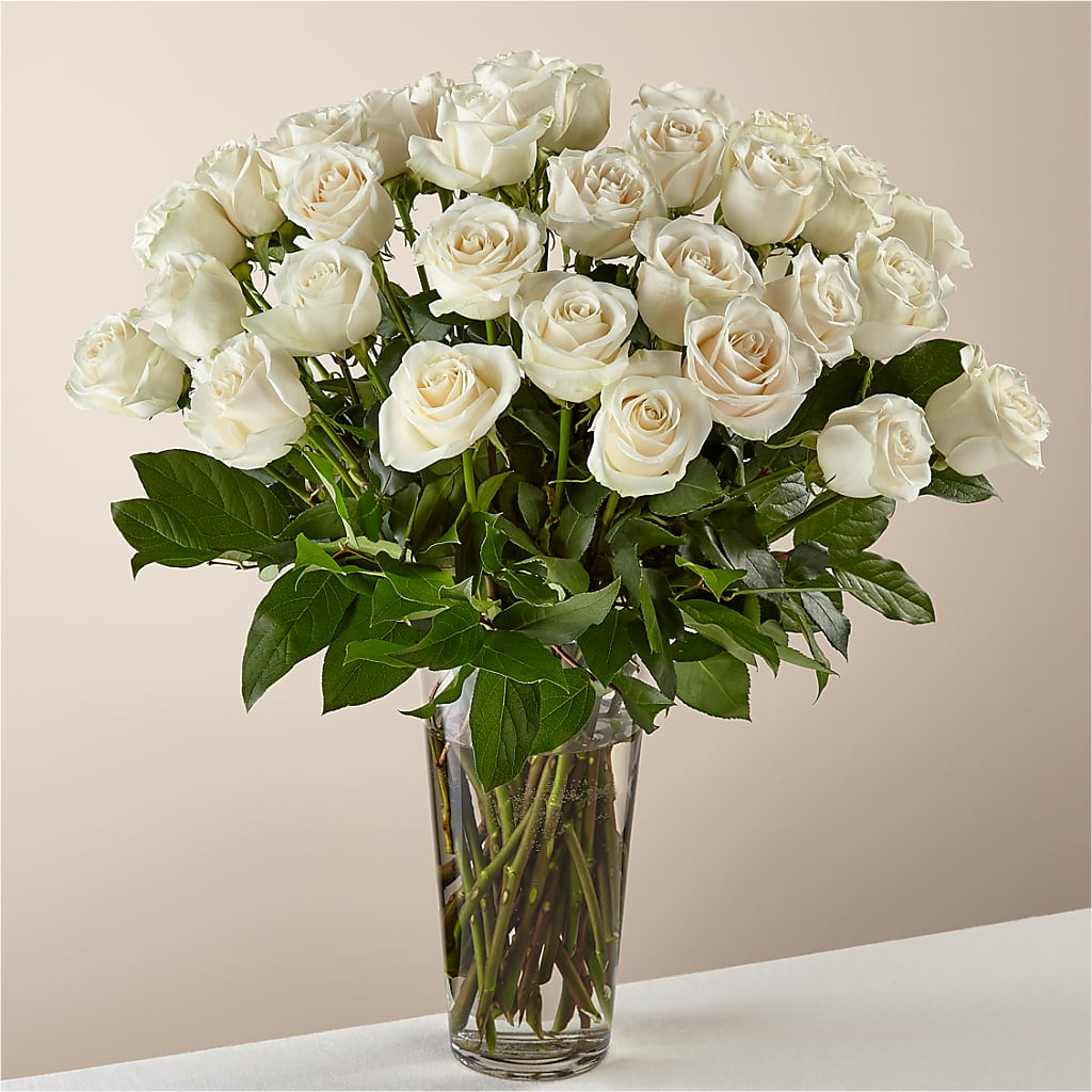 Long Stem White Rose Bouquet – B Floral, Coalville UT