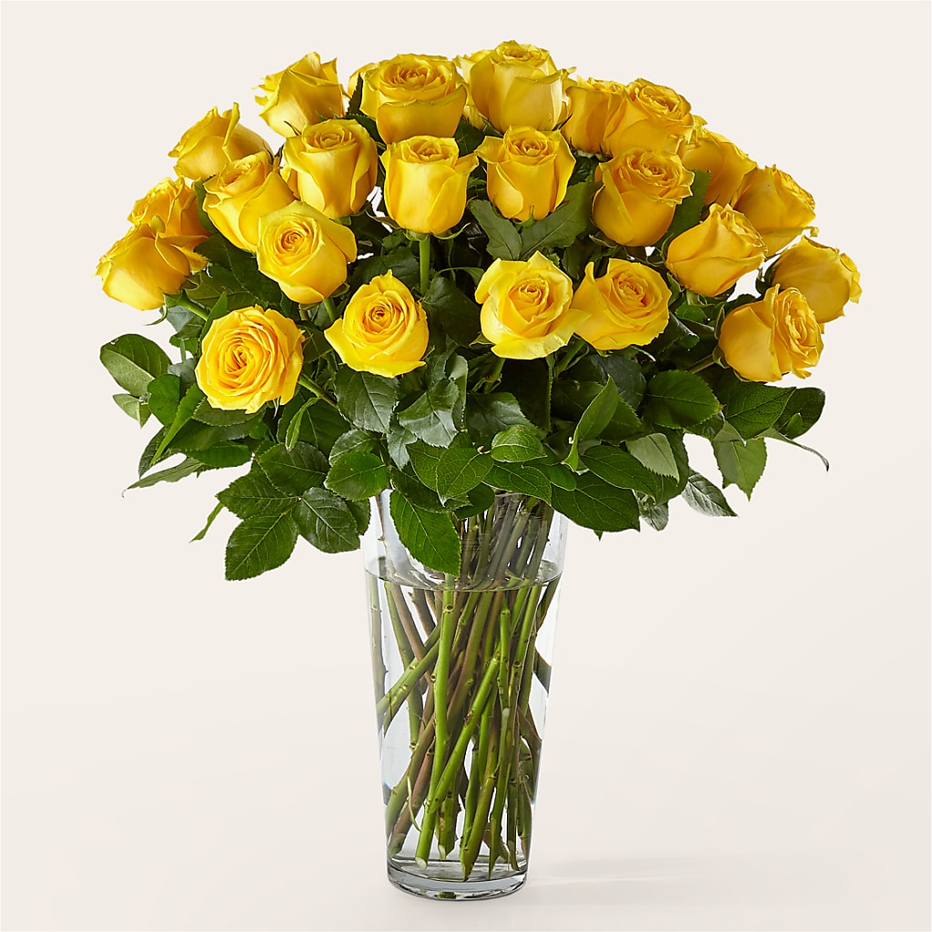 Long Stem Yellow Rose Bouquet – B Floral, Coalville UT