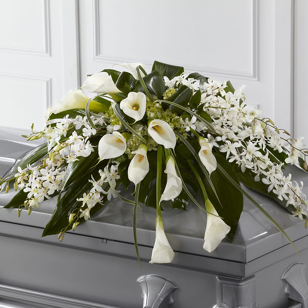 Angel Wings Casket Spray – B Floral, Coalville UT