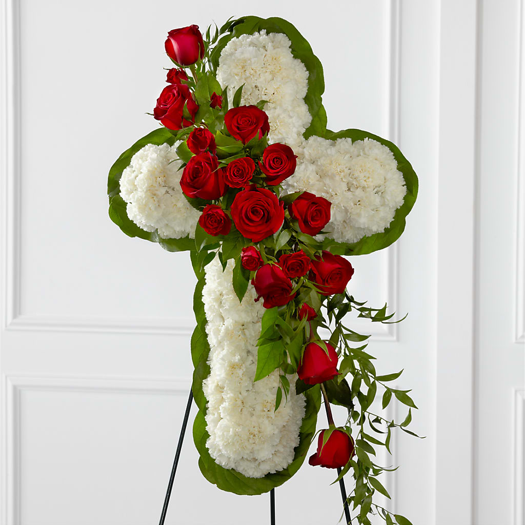 Floral Cross Easel – B Floral, Coalville UT