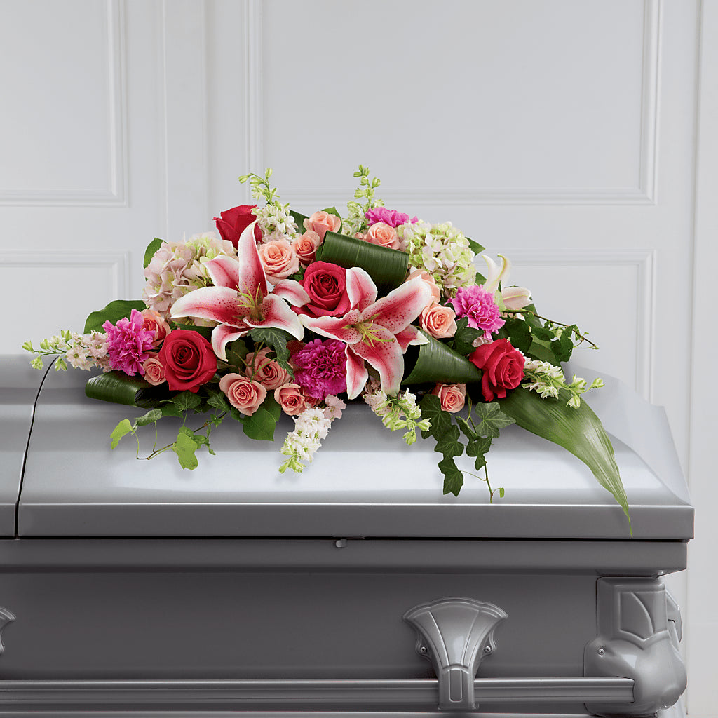 Splendid Grace Casket Spray – B Floral, Coalville UT