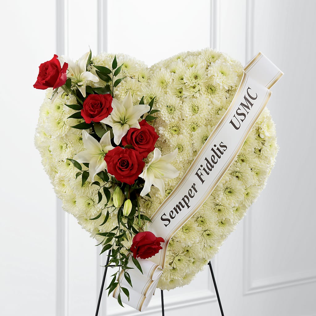 Heartfelt Hero Standing Heart – B Floral, Coalville UT