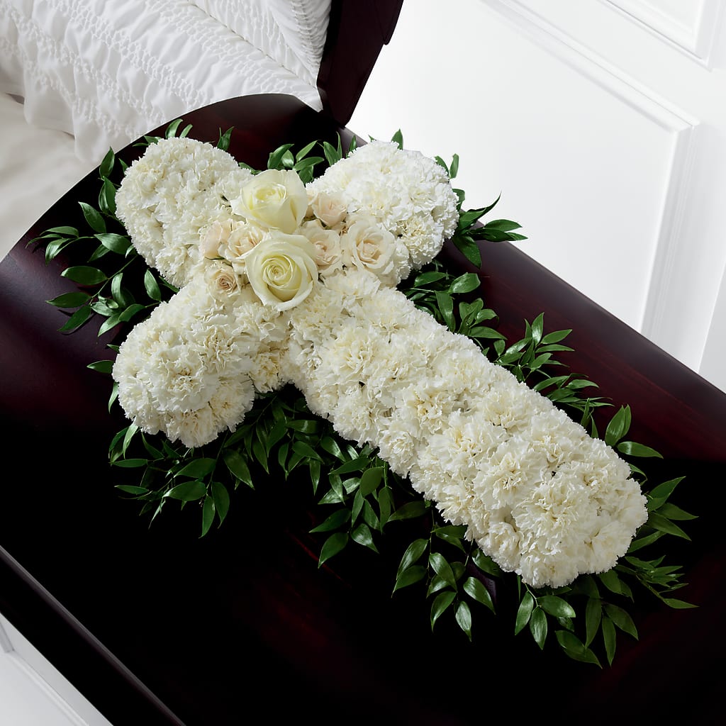 Peaceful Memories Casket Spray (Standard) – B Floral, Coalville UT