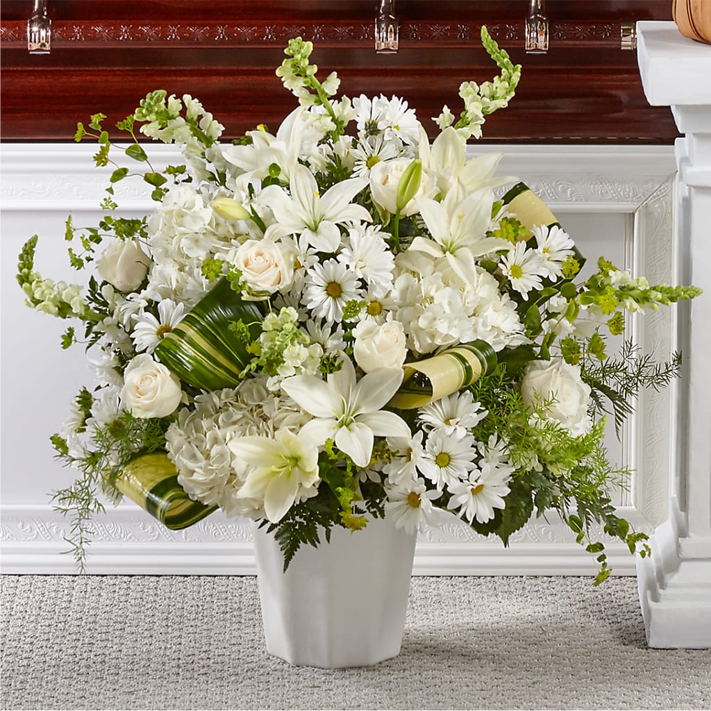 Thoughts of Tranquility Floor Basket – B Floral, Coalville UT