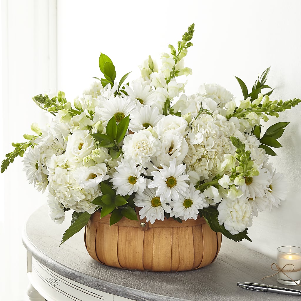 Pure Ivory Basket – B Floral, Coalville UT