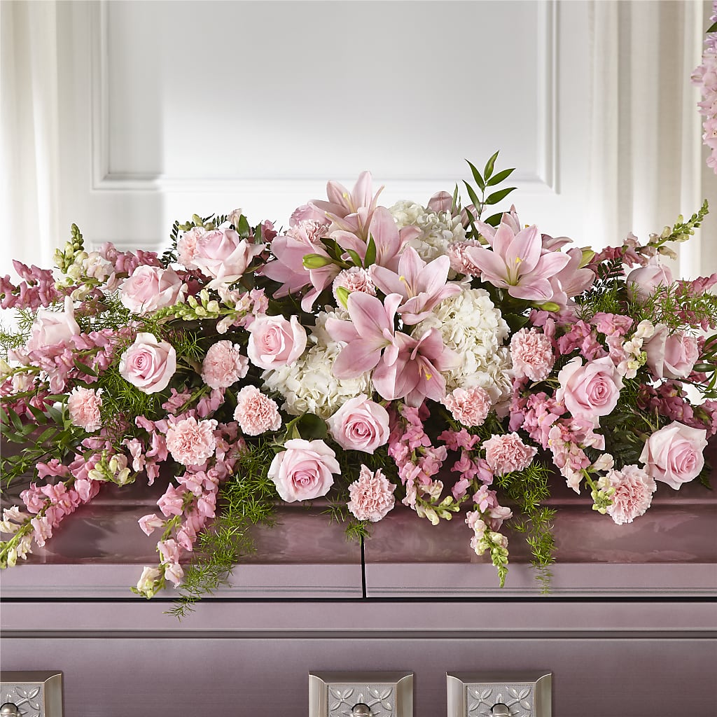 Life & Remembrance Casket Spray – B Floral, Coalville UT