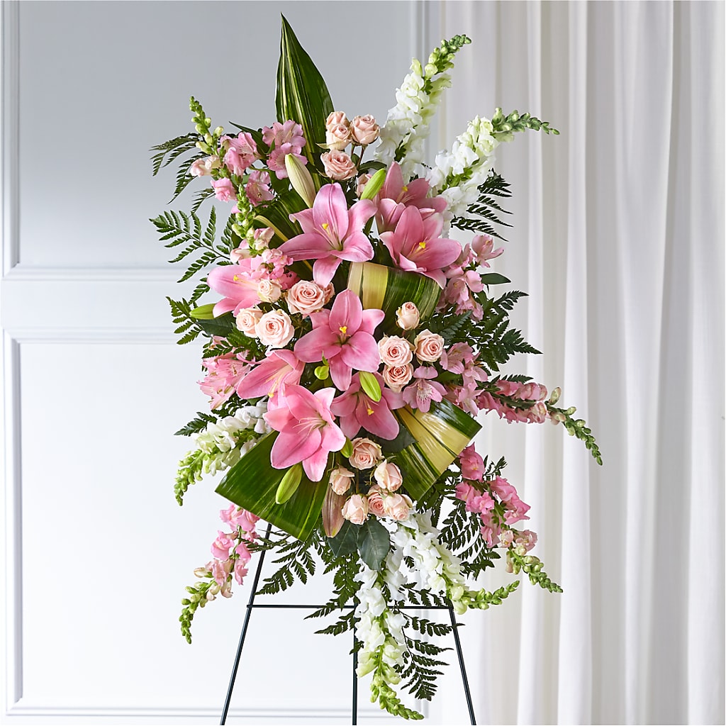 Elegant Embrace Standing Spray – B Floral, Coalville UT