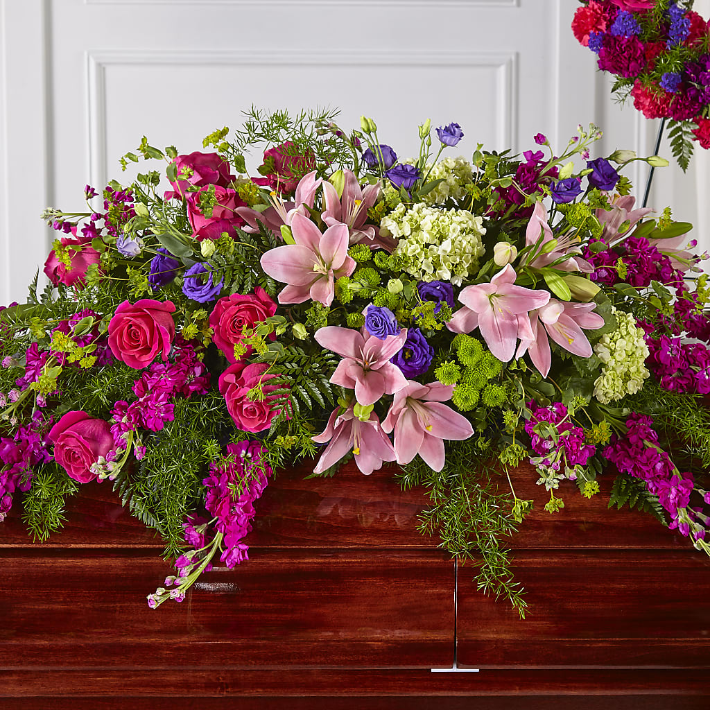Radiant Tribute Casket Spray – B Floral, Coalville UT