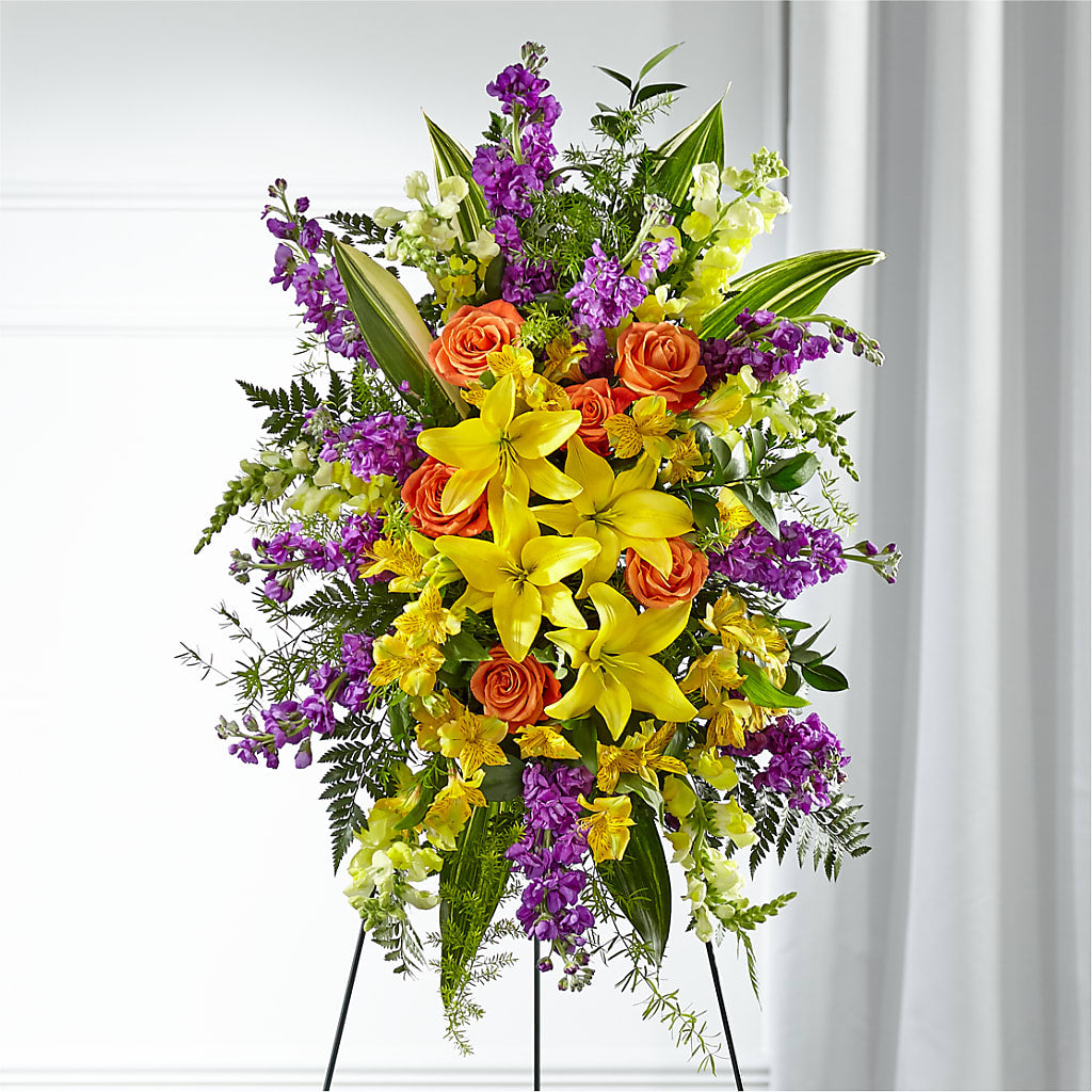 Thoughtful Prayers Standing Spray – B Floral, Coalville UT