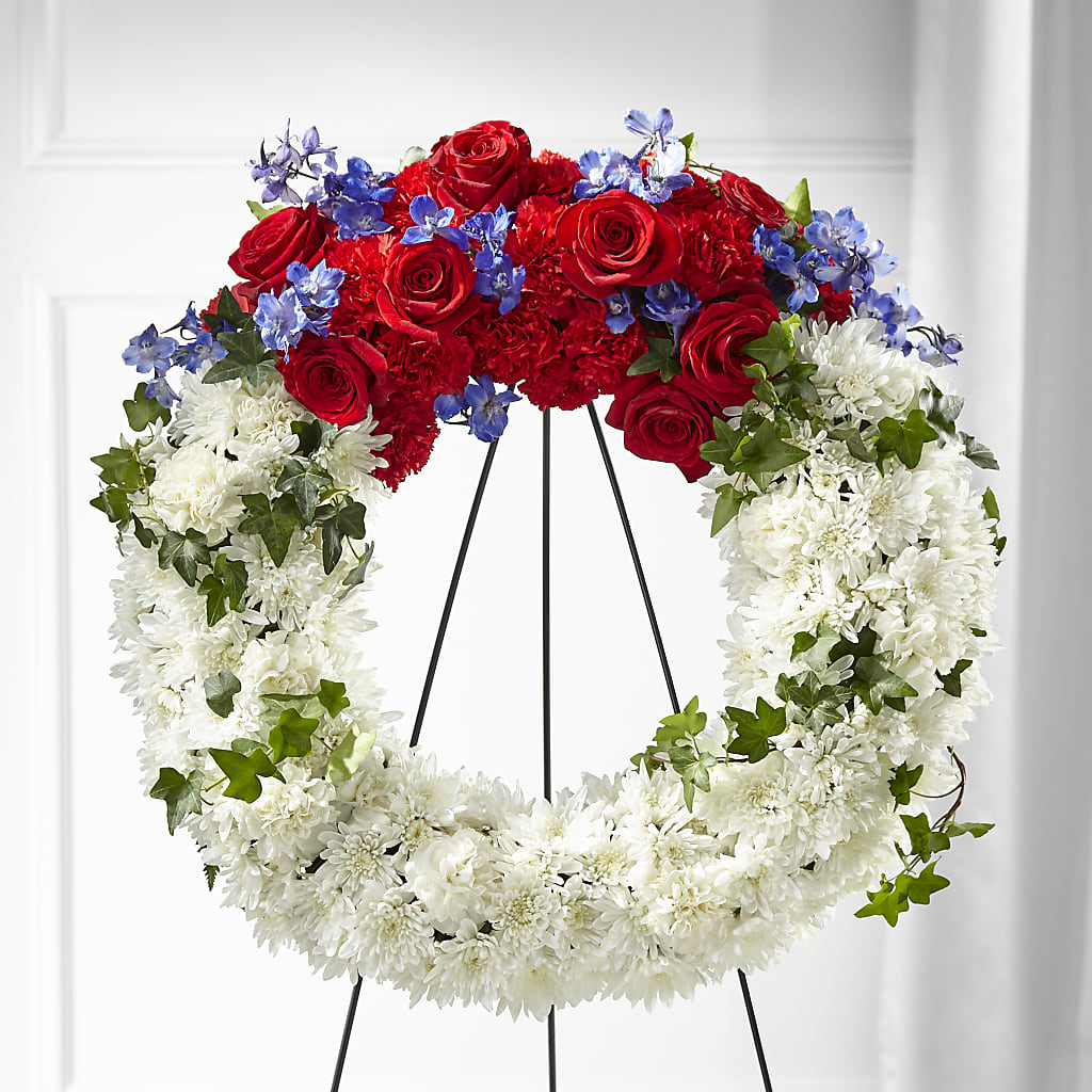 Patriotic Passion Wreath – B Floral, Coalville UT