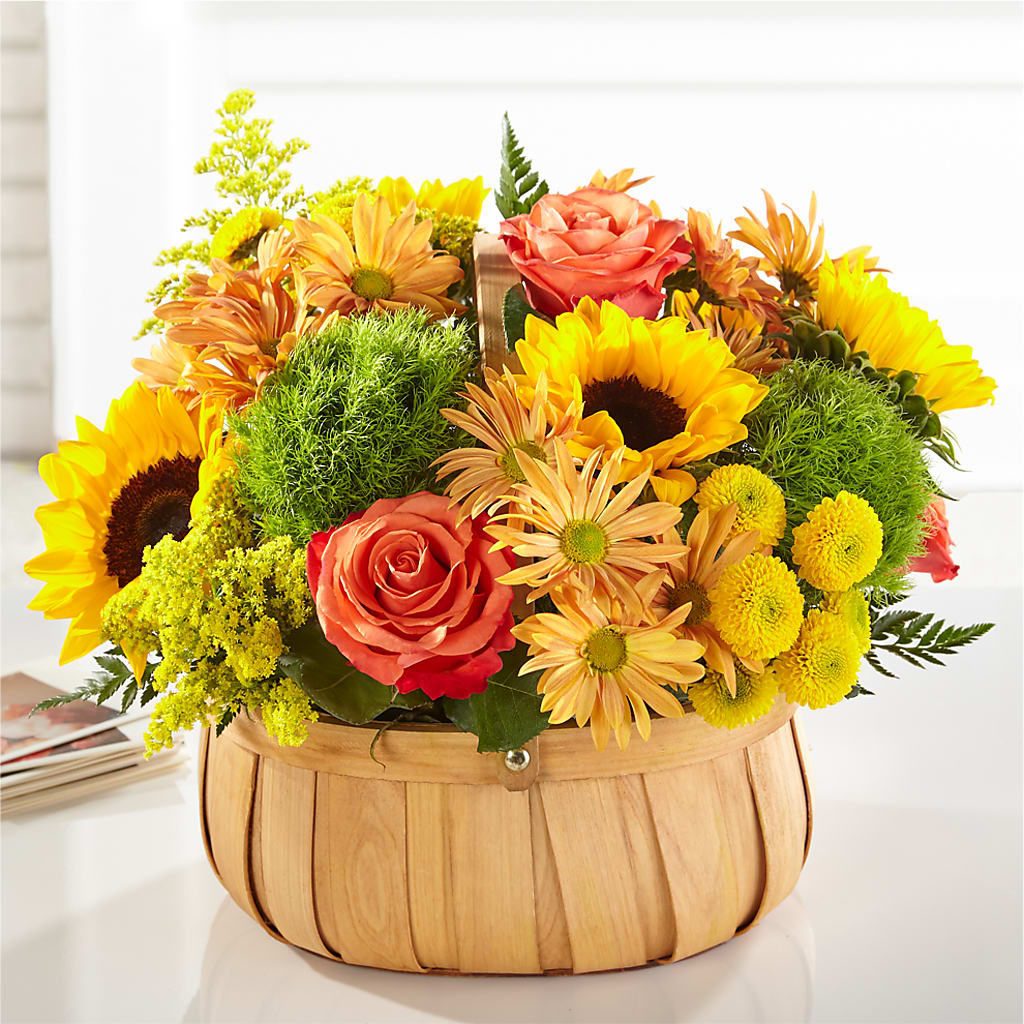 Harvest Sunflower Basket – B Floral, Coalville UT