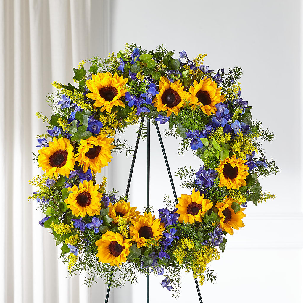 Bright Rays Wreath – B Floral, Coalville UT