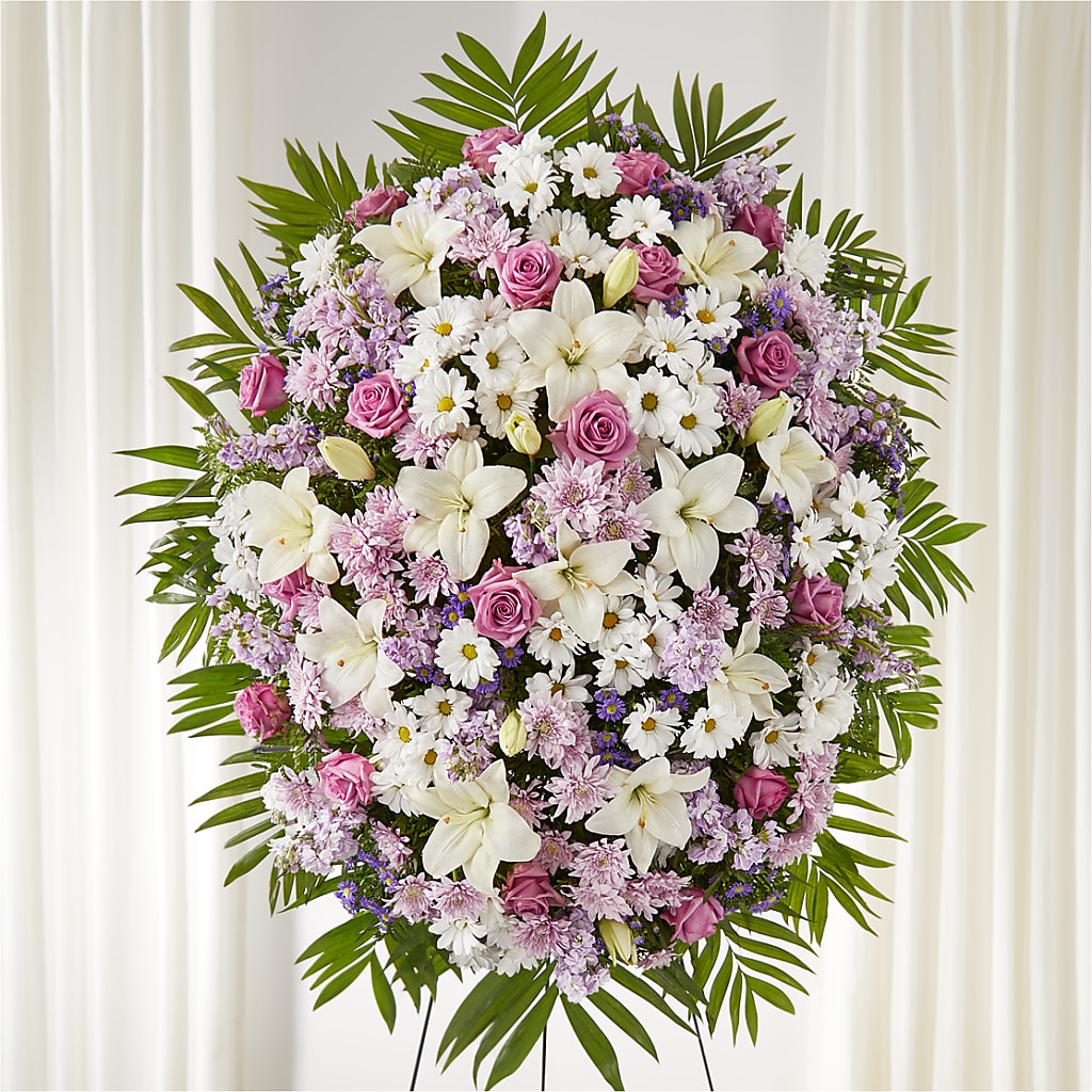 Surrounded by Love Standing Spray – B Floral, Coalville UT