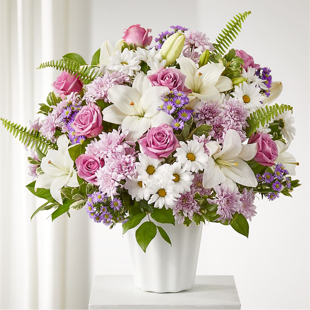 Warmest Thoughts Tabletop Basket – B Floral, Coalville UT