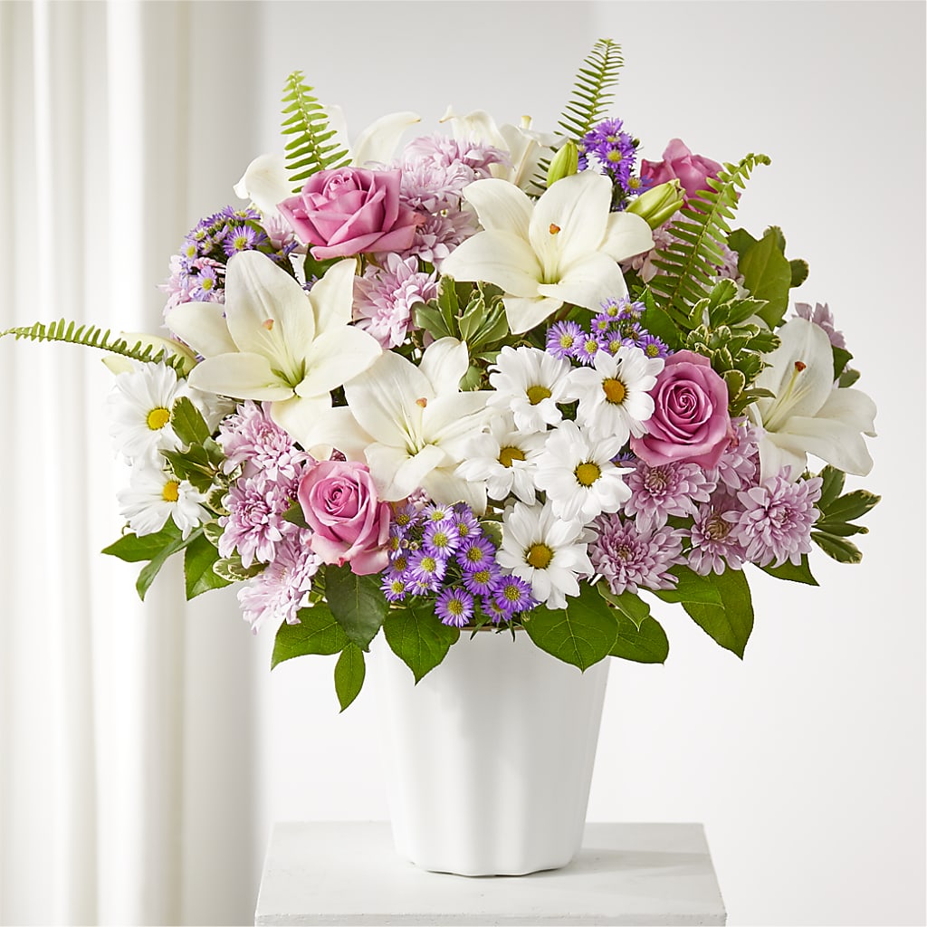 Warmest Thoughts Tabletop Basket – B Floral, Coalville UT