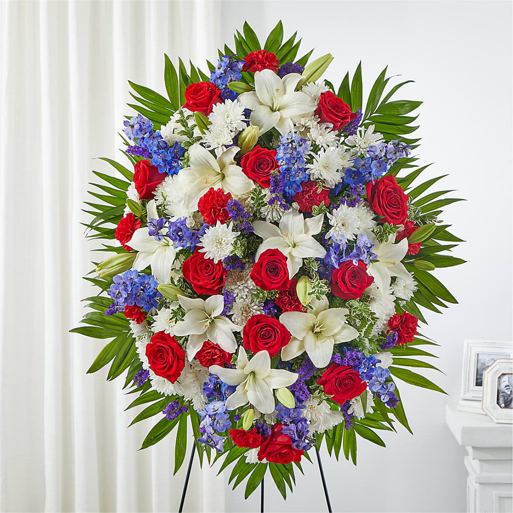 Cherished Service Standing Spray – B Floral, Coalville UT