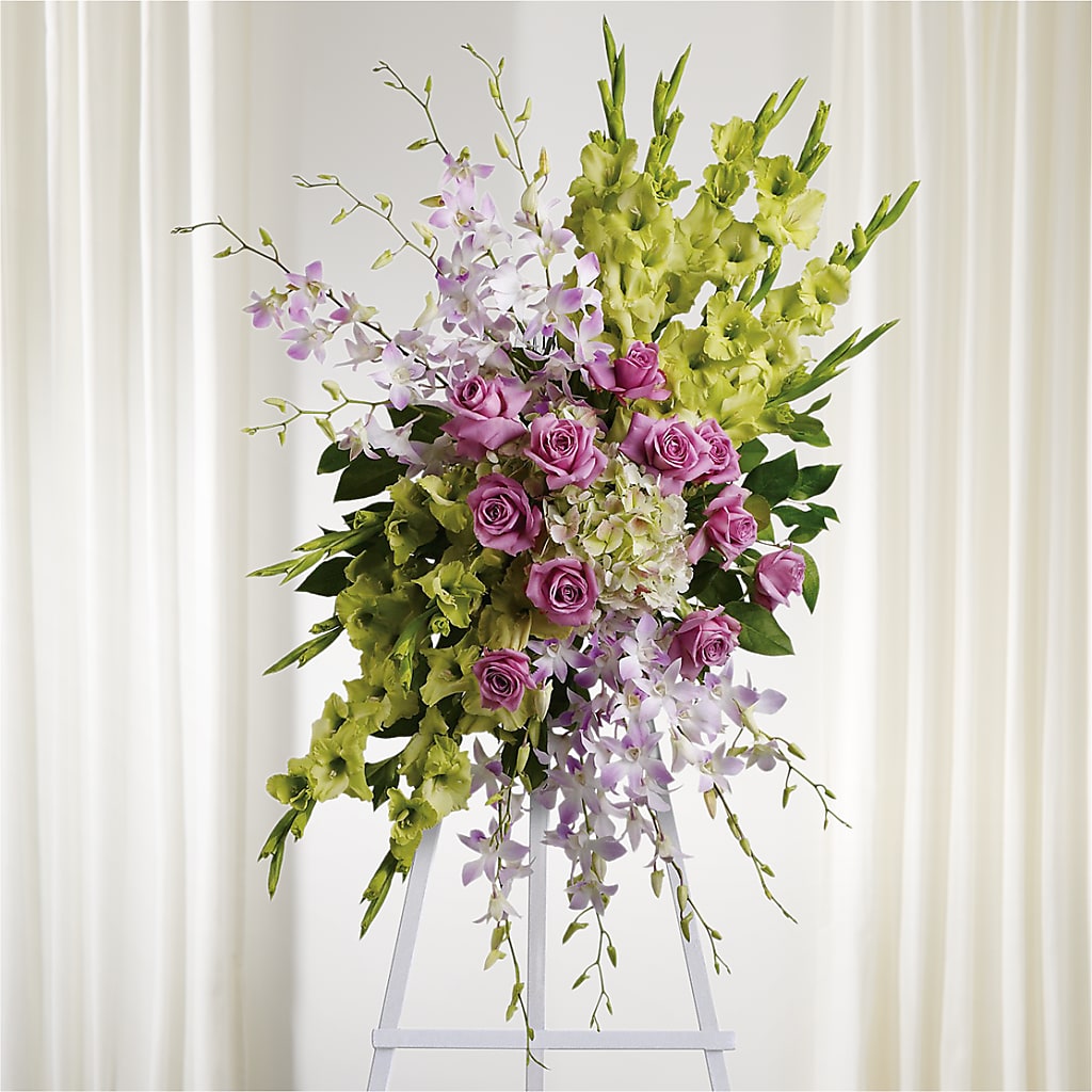 Lasting Legacy Standing Spray – B Floral, Coalville UT