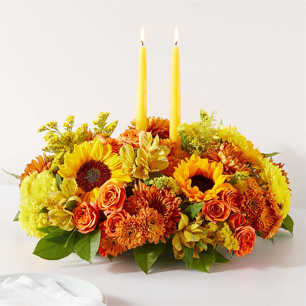 Autumn Harmony Centerpiece – B Floral, Coalville UT