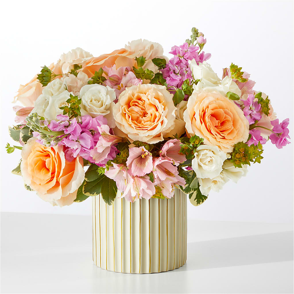 Paradise Bouquet with Ivory Vase – B Floral, Coalville UT