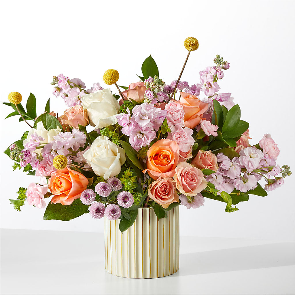 French Market Bouquet with Ivory Vase – B Floral, Coalville UT