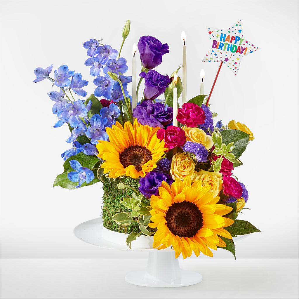 Star of the Day Floral Cake – B Floral, Coalville UT