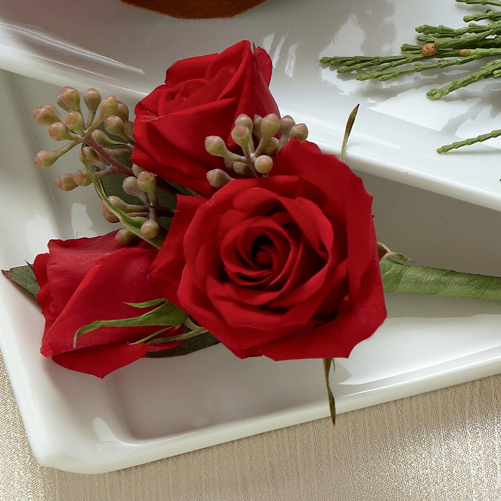 Red Spray Rose Boutonniere – B Floral, Coalville UT