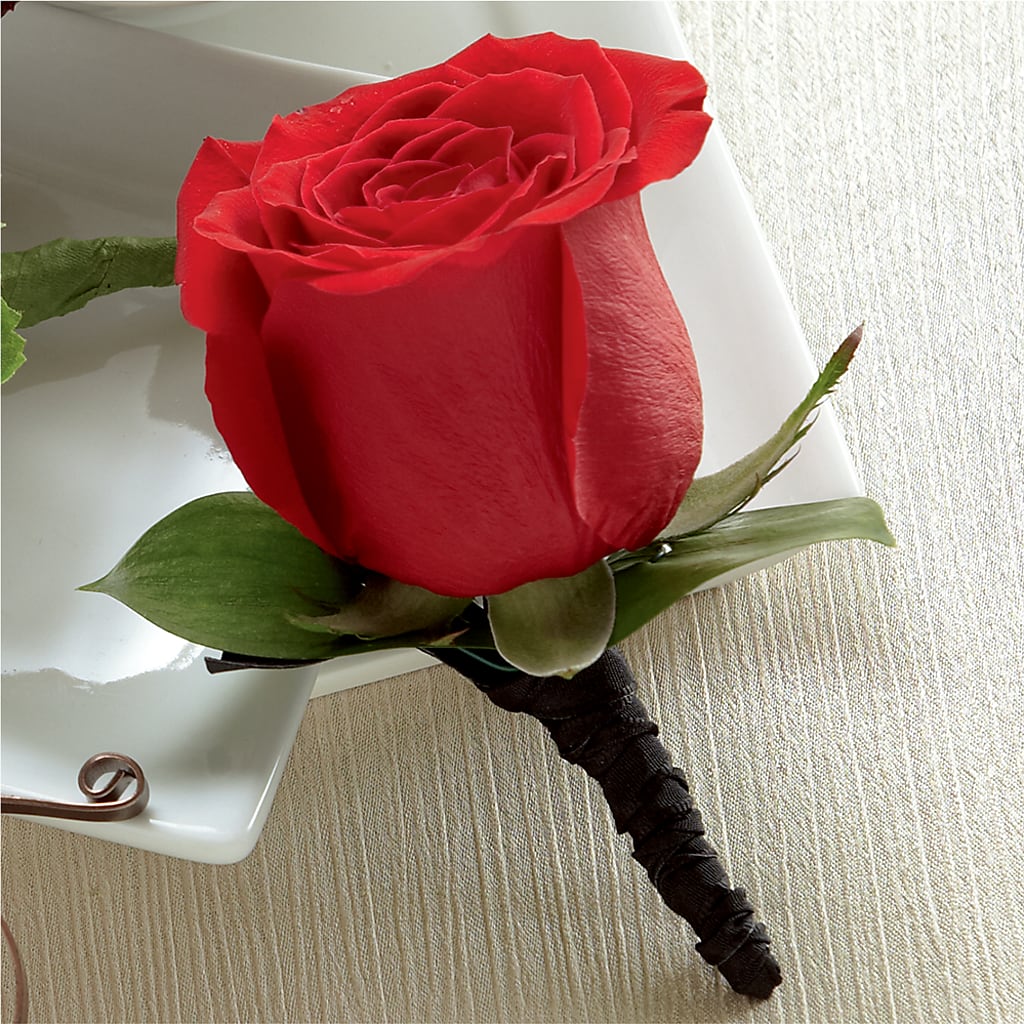 Red Rose Boutonniere – B Floral, Coalville UT