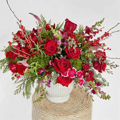 Big Red Bow Bouquet –  B Floral, Coalville UT