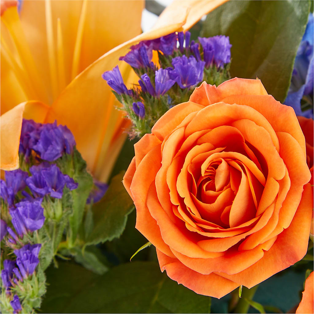 Radiant Citrus Box Bouquet –  B Floral, Coalville UT