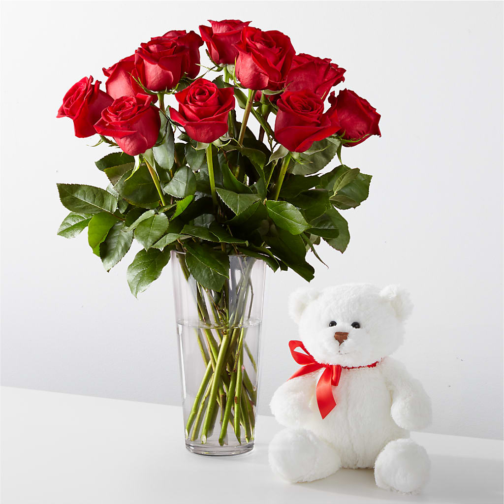 Romantic Long Stem Red Rose Bouquet Bundles –  B Floral, Coalville UT
