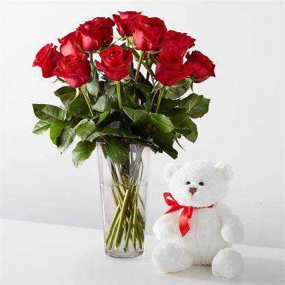 Romantic Long Stem Red Rose Bouquet Bundles –  B Floral, Coalville UT