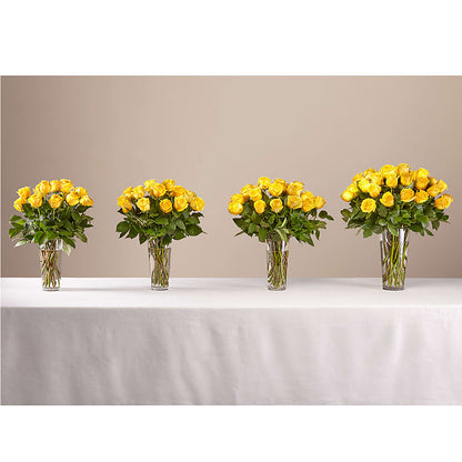Long Stem Yellow Rose Bouquet –  B Floral, Coalville UT
