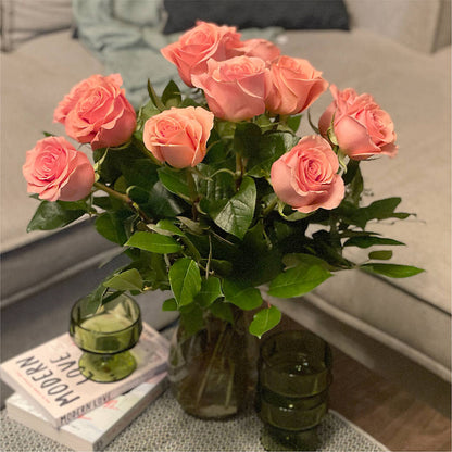 Long Stem Pink Rose Bouquet –  B Floral, Coalville UT