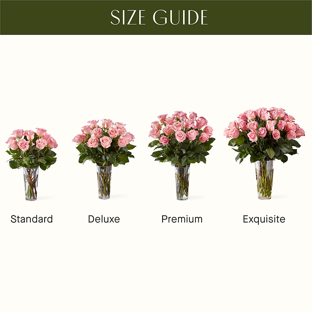 Long Stem Pink Rose Bouquet –  B Floral, Coalville UT