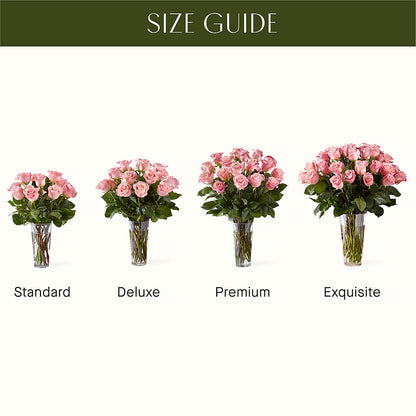 Long Stem Pink Rose Bouquet –  B Floral, Coalville UT