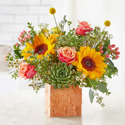 Sunflower Season Bouquet –  B Floral, Coalville UT