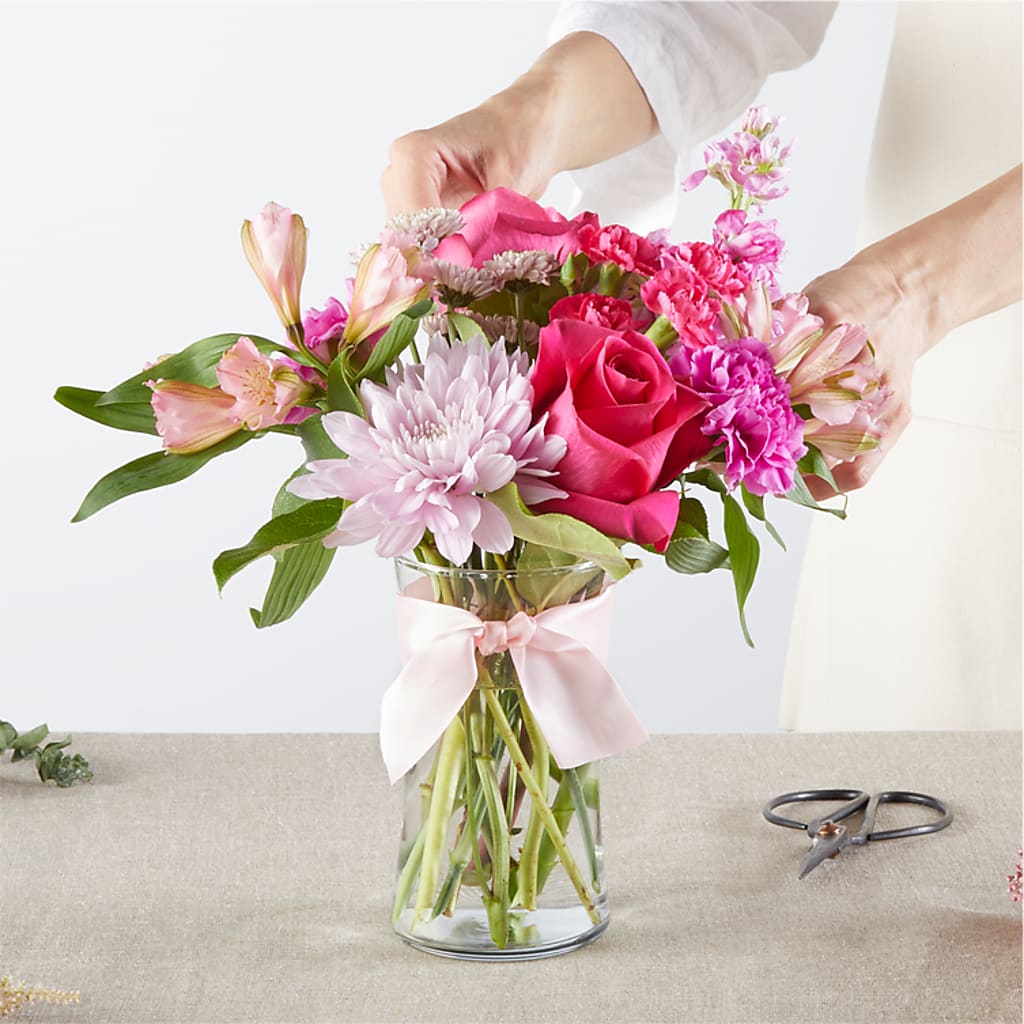 Pink Ribbon - A Florist Original –  B Floral, Coalville UT