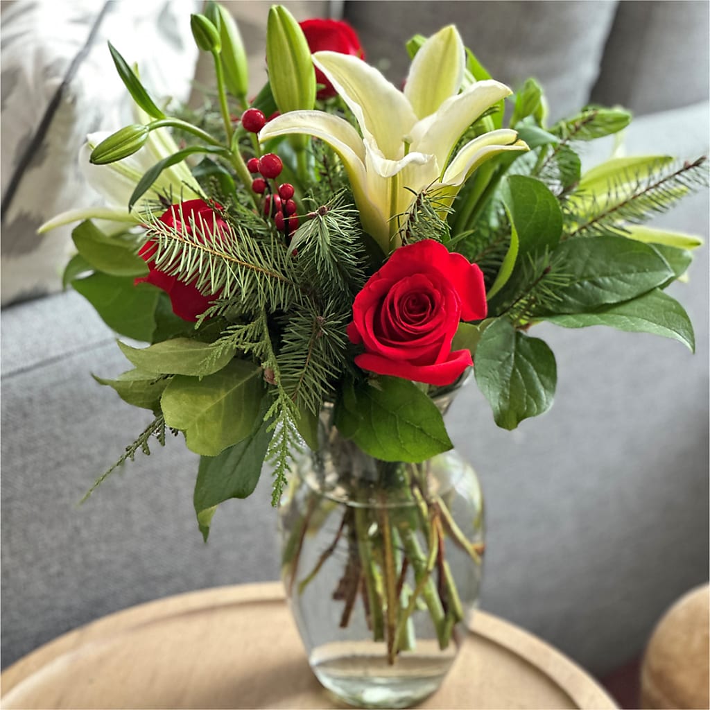 Sparkling Snowflakes Bouquet –  B Floral, Coalville UT