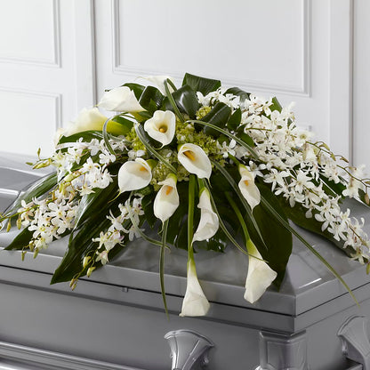 Angel Wings Casket Spray –  B Floral, Coalville UT