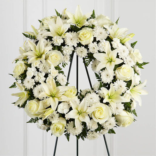 Treasured Tribute Wreath –  B Floral, Coalville UT