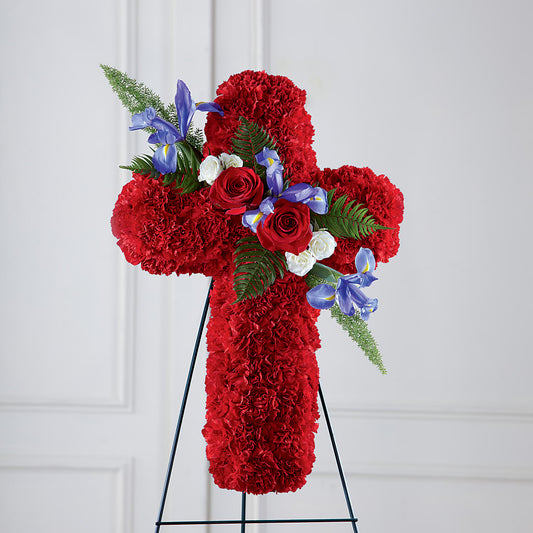 Faithful Hero Floral Cross –  B Floral, Coalville UT