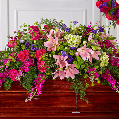 Radiant Tribute Casket Spray –  B Floral, Coalville UT