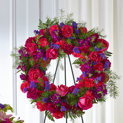 Calming Colors Wreath –  B Floral, Coalville UT