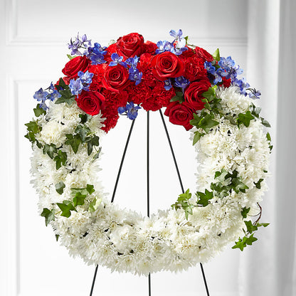 Patriotic Passion Wreath –  B Floral, Coalville UT