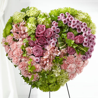 Heartwarming Standing Heart –  B Floral, Coalville UT