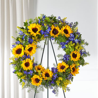 Bright Rays Wreath –  B Floral, Coalville UT