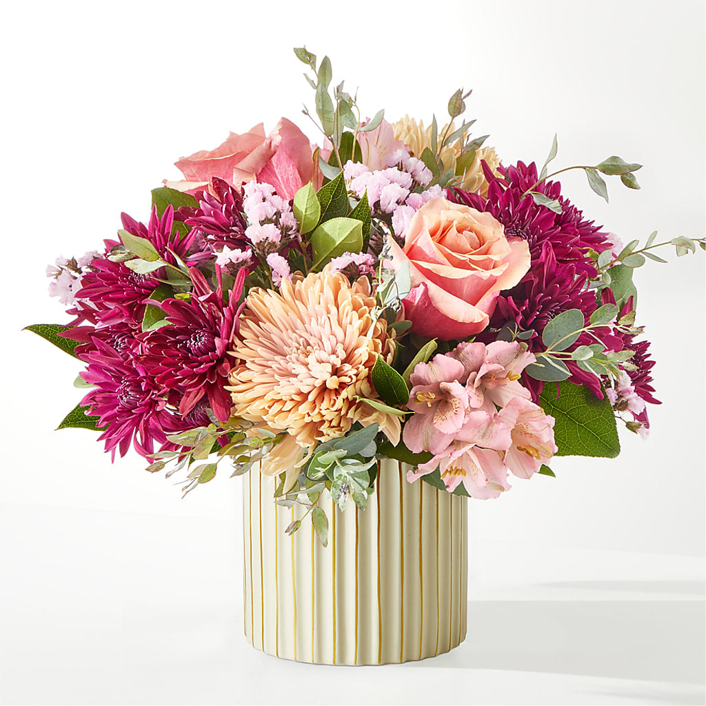 Berry Cobbler Bouquet with Ivory Vase –  B Floral, Coalville UT