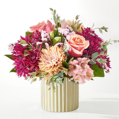 Berry Cobbler Bouquet with Ivory Vase –  B Floral, Coalville UT